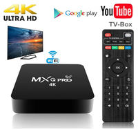 Boîtier TV 4K, boîte TV légère, Wifi, 3D, Tvbox, 5G, récepteur TV, lecteur multimédia intelligent, Internet Gigabits, télécommande infrarouge