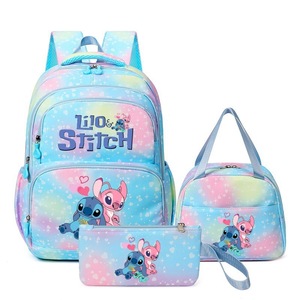 Nouvel ensemble de sacs à dos 3 pièces cousus pour enfants : sac d'école, sac à déjeuner et trousse à crayons - Product Image 2