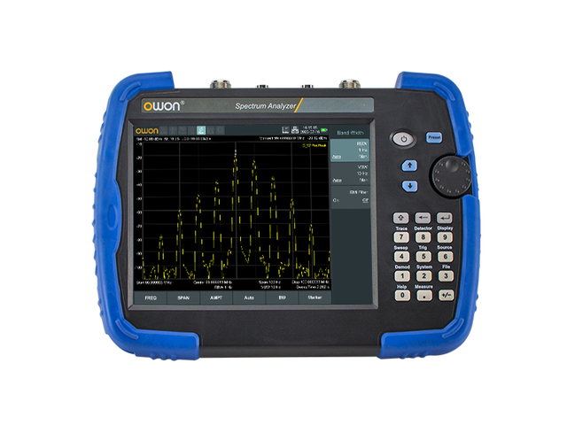OWON HSA1016 Handheld Spectrum Analyzer 9kHz-1.6GHz -160dBm DANL 8" Touch LCD GPS EMI for Portable RF Signal Tracking Generator