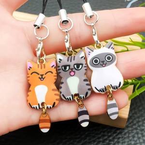 Custom Zinc Alloy Keychain Cute Cartoon Design with Vibrant Colorful Finish for Gift or Souvenir