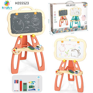 <span class=keywords><strong>2</strong></span>-In-1 Kinderen Tekentafel & Ezel, Dubbelzijdig Schoolbord Whiteboard Met Stabiele Stand & Art Benodigdheden, Educatief Speelgoed Cadeau - Product Image 6