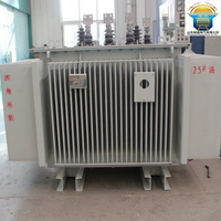 Transformateur redresseur immergé dans l'huile de 2200 kVA, transformateur de puissance triphasé de 10 000 V à 750 V