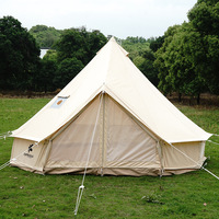Camping de luxe léger extérieur grande tente indienne tissu Oxford famille imperméable épaissie yourte Camping loisirs pyramide tente 2025