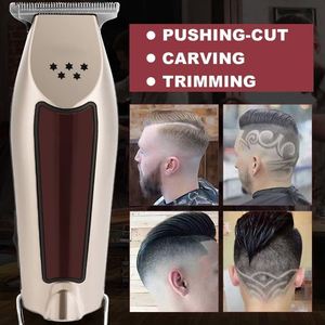 Nuevo Kit de Afeitado Profesional Recargable Inalámbrico 2023 de Acero Inoxidable Ajustable, Herramienta de Barbería, 2 Piezas, Afeitadora de Pelo LCD - Product Image 4