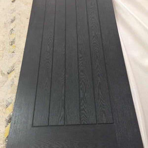 Panneau de porte de sécurité gris en fibre de verre de style italien moderne, résistant à l'eau et surface finie pour application de villa - Product Image 2