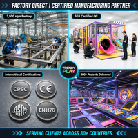 Mega Complexe d'Aventures et de Sports Intérieur : Parcours Aventure Intégré, Parc de Trampolines et Centre de Divertissement Familial Multi-Zones
