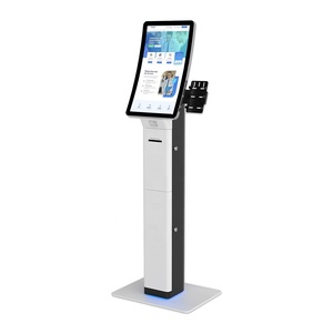 Customization 23.6'' Self Service Kiosk Floor Standing Android Pos Terminal <b>With</b> <b>Printer</b> for Hospital Bank OEM SDK 23.6 Inch - Product Image 1