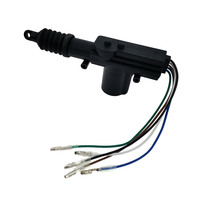 Moteur de système de verrouillage centralisé universel 12V 4001 pour voiture, moteur DC 12V 2 fils 5 fils pour serrure de porte de voiture + support de montage