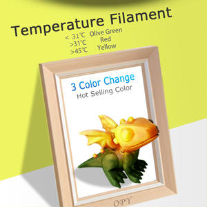 Filament PLA à changement de <span class=keywords><strong>couleur</strong></span> en fonction de la température OPY 1,75 mm 1 kg Matériel d'impression 3D Orange Rouge Gris Filament à changement de <span class=keywords><strong>couleur</strong></span> en fonction de la température - Product Image 4