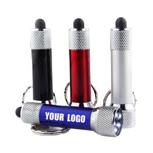 พวงกุญแจไฟฉาย LED ขนาดเล็ก พิมพ์โลโก้ด้วยผ้าไหม ยี่ห้อ Imaiwill ผลิตจากอลูมิเนียมอัลลอยด์ สำหรับของขวัญส่งเสริมการขาย - Product Image 1