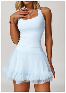 Pakaian olahraga wanita, rok tenis jala - Product Image 6