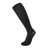 Chaussettes de compression personnalisées, chaussettes de sport à compression, hauteur genou, tricotées, absorption des chocs, soutien de la voûte plantaire amélioré, pour la gym et les voyages, OEM, unisexe
