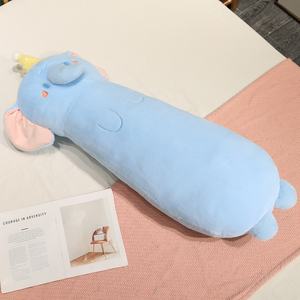75/115CM Peluş Dolgulu Hayvan Yastığı Uzun Vücut Yastığı Yatakta veya Ev Dekorasyonu İçin Uyku Arkadaşı Peluş Yastık - Product Image 5