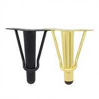 Pieds de support en acier au carbone pour meubles, directement du fabricant, pour armoire, canapé, meuble TV - Accessoires de quincaillerie