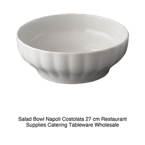 Ensaladera Napoli Costolata 27 cm, Suministros para Restaurantes, Vajilla para Catering, Venta al por Mayor - Product Image 2