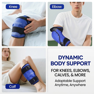 Impacco di Ghiaccio Bingfan per Alleviare il Dolore al Ginocchio, Grande Impacco Freddo Riutilizzabile in Gel Flessibile per Dopo Chirurgia <span class=keywords><strong>e</strong></span> Lesioni alla Gamba - Product Image 6