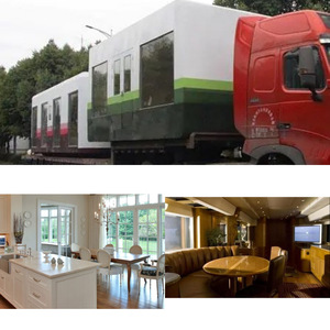 Moderna caravana de acero para 4 personas, negra, con cocina extraíble, suelo de madera y diseño cómodo. - Product Image 5