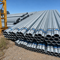 Tuyau galvanisé à prix compétitif St52 Tube en acier galvanisé S355JR S275JR St37 Q235B A53 Q345B Q215 6-12m DN20-DN300 1.5-12mm