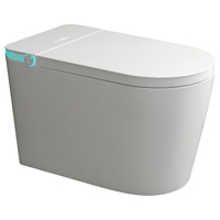 KD-1921 <strong>Best</strong> <strong>Selling</strong> White Intelligent Bathroom Floor Water Closet with Auto Open Seat Western Sanitary Ware Smart <strong>Toilet</strong> P Trap