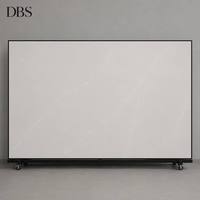 Lembaran Batu Kuarsa Seri Linear Putih Kustom, Tebal 15-30mm, Meja Dapur Modern untuk Dapur dan Dinding Kamar Mandi