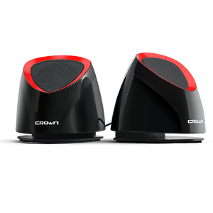 Altavoces para PC Crown de 6 W, Sistema de Audio Compacto de Escritorio, Color Negro - Product Image 2
