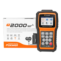Herramienta Programadora TPMS WIFI Foxwell T2000, 3 Métodos de Reaprendizaje, Lectura y Eliminación de Códigos de Error, Programación de Sensor T20 para el 98% de los Vehículos, 315/433MHz