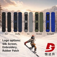 Sac de snowboard rembourré professionnel Hengdasheng, imperméable, pour le transport de skis, avec bandoulière, logo personnalisé, OEM/ODM, faible MOQ