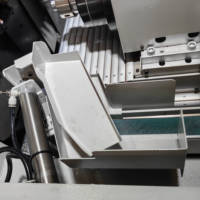 Máquina herramienta pequeña para implantes dentales HANSUN, torno CNC de tipo suizo de dos husillos con herramientas accionadas,