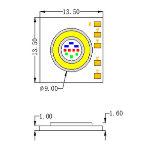 <span class=keywords><strong>11W</strong></span> rgbcw bốn trong một lõi ngô dẫn Đèn hạt công suất cao kết hợp đầy đủ màu sắc của nguồn sáng tích hợp màu đỏ xanh xanh trắng - Product Image 4