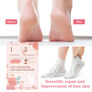 <span class=keywords><strong>ALIVER</strong></span> Maschera Esfoliante Piedi 3 in 1 al Pesca, Scrub Peeling Delicato, Rimuove le Cellule Morte, Ripara i Talloni Ruvidi, Cura e Bellezza - Product Image 5