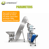 Machine d'emballage automatique de granulés à trois soudures latérales avec plateau rotatif pour sucre, sel, graines, petits sachets, certifiée CE, haute performance