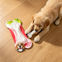 Boîte en plastique blister personnalisée avec support cartonné transparent pour emballage de jouets à mâcher pour chiens