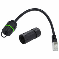 Personnalisé IP68 8P8C CAT6 Étanche À La Poussière RJ45 Ethernet Port Blindé Signal Aviation Plug Connecteur RJ45 Câbles Assemblées