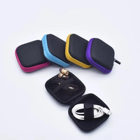 Nouvelle Pochette de Transport Rigide en EVA avec Fermeture Éclair pour Écouteurs, Organisateur de Voyage Extérieur, Sac de Rangement USB Protecteur
