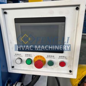 Hvac 1.5*2500 thủy lực Máy uốn cho thép và mạ kẽm tấm kim loại ống làm cho máy lỗ thông hơi - Product Image 5