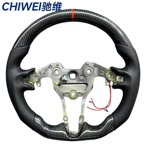 Accesorios Interiores para Automóviles Hyundai Elantra <span class=keywords><strong>N</strong></span> I30N I20N, Volante LED Calefactable de Fibra de Carbono Forjado Personalizado 2019-2025 - Product Image 4