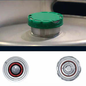 Coperchio sigillante in plastica bianca per barile. - Product Image 1