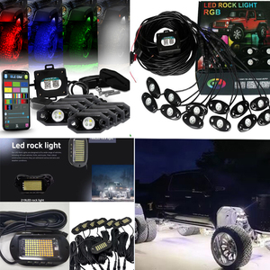 Projecteur laser auxiliaire pour éclairage de roche, avec puces 10 20 5 9 219 144 104 219 108 24 36 72 228 304, pour pod de roue, RVB et blanc pur - Product Image 1