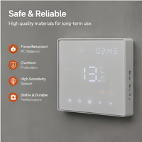 Controlador Inteligente de Calefacción por Suelo Radiante Tuya Wifi 3A, Termostato para Caldera de Gas, Panel Táctil LED, Programable Semanalmente
