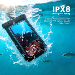 Promotion Usine Pochette Étanche <span class=keywords><strong>pour</strong></span> <span class=keywords><strong>Téléphone</strong></span> Portable en PVC Transparent Étanche IPX8 avec Cordon - Product Image 3