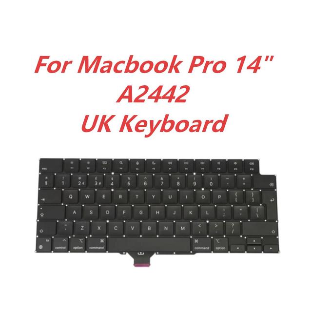 For MacBook Pro A2442 A2485 Laptop Keyboard Replacement New US/UK Layout 2021 Year
