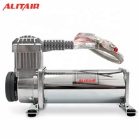 Compresseur de suspension pneumatique 444C Heavy Duty Dc12v électrovanne pneumatique compresseur de transport aérien pour frein à air de camion silencieusement
