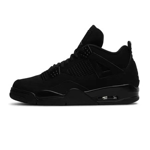 Chaussures de basket-ball <span class=keywords><strong>AJ4</strong></span> White Cement University Blue Paris Air Cushion, antidérapantes et résistantes à l'usure, chaussures de sport décontractées pour la course à pied - Product Image 3