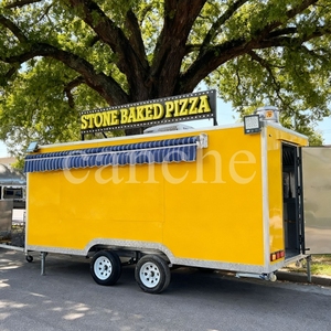 Chariots à hamburger café mobile Airflow food truck Intelligent petit investissement et profits élevés remorques de restauration - Product Image 3