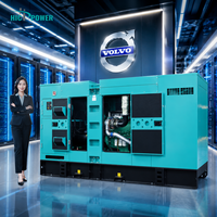Groupe électrogène diesel Volvo Penta Super Silencieux de Niveau 4, 360 kW 450 kVA, Conforme à la Norme Euro V, pour Hôpitaux, Centres Commerciaux, Centres de Données et Applications Industrielles