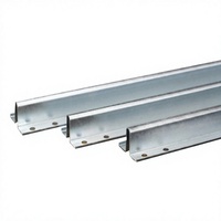 Rail de guidage d'ascenseur en acier, rail de guidage creux à contrepoids TK3 TK5 TK3A TK5A galvanisé avec trous pré-perforés