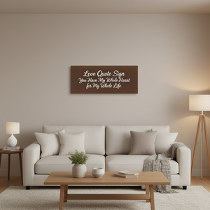 Livi Love Quote – panneau mural décoratif en bois en forme de cœur, 11,8x9,5 pouces, décoration rustique pour la maison, pour la Saint-Valentin - Product Image 2