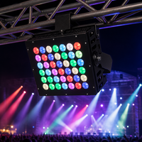 Projecteur de scène LED RVB/RVBW DMX 512 programmable, étanche IP65, 300W/400W, à intensité variable, avec télécommande, pour mariages