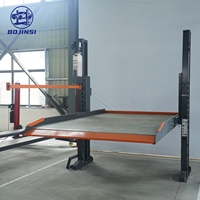 Élévateur de stationnement automobile mécanique à 2 poteaux durable, empileur de véhicules à double niveau, économiseur d'espace pour garage commercial