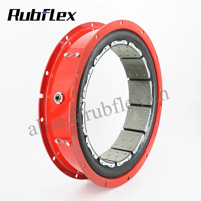 RUBFELX LT500/250ブレーキシューアセンブリベンチレーテッド空気圧クラッチ